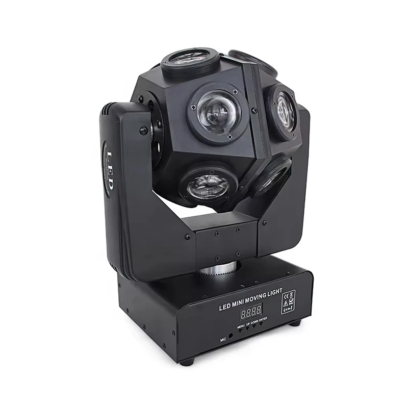 Factory price 10W*12pcs RGBW 4IN1 led Double Arms Beam Light Led Dj Stage Light Disco Ball Laser Light