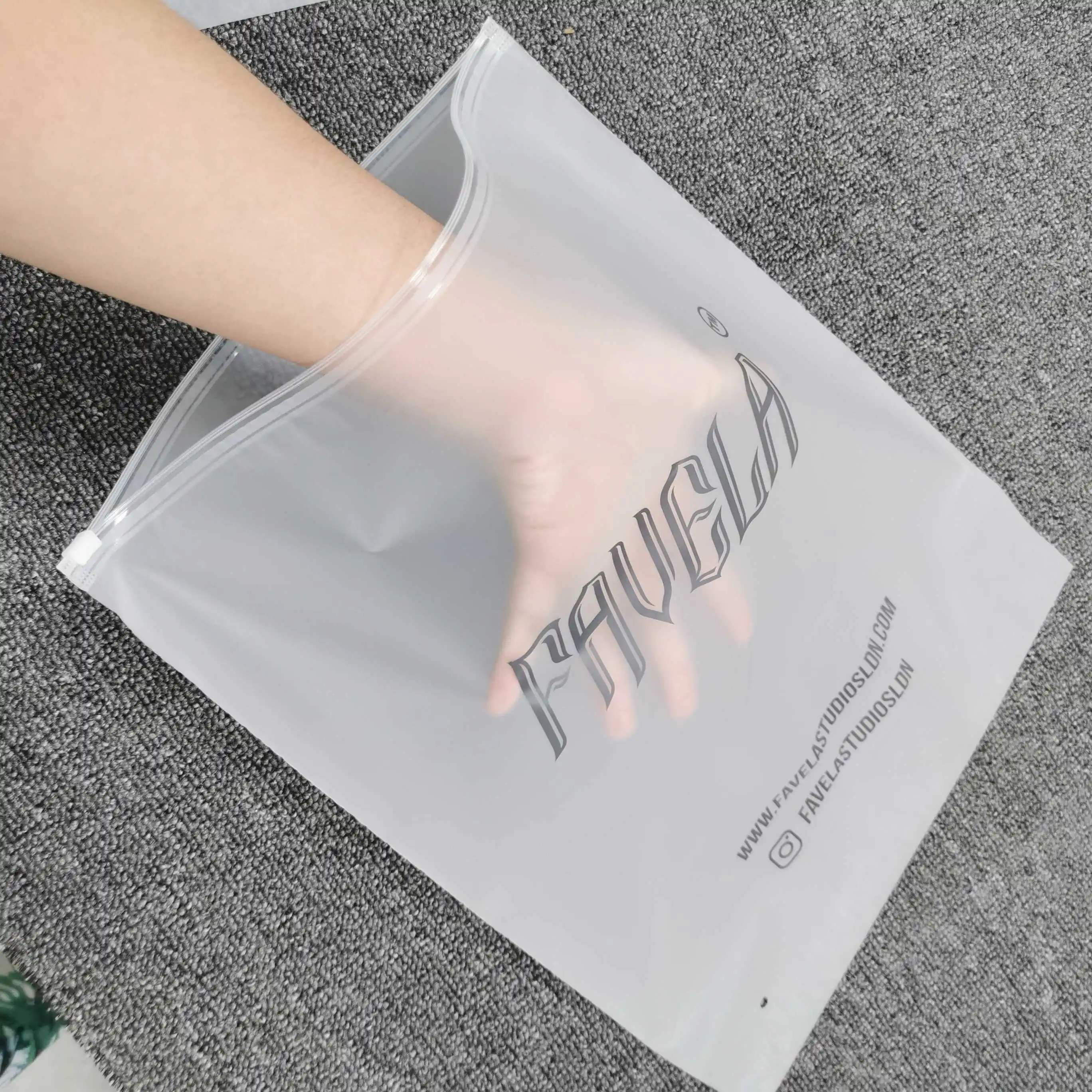  Zipper Lock Frosted Bag Small Plastic For