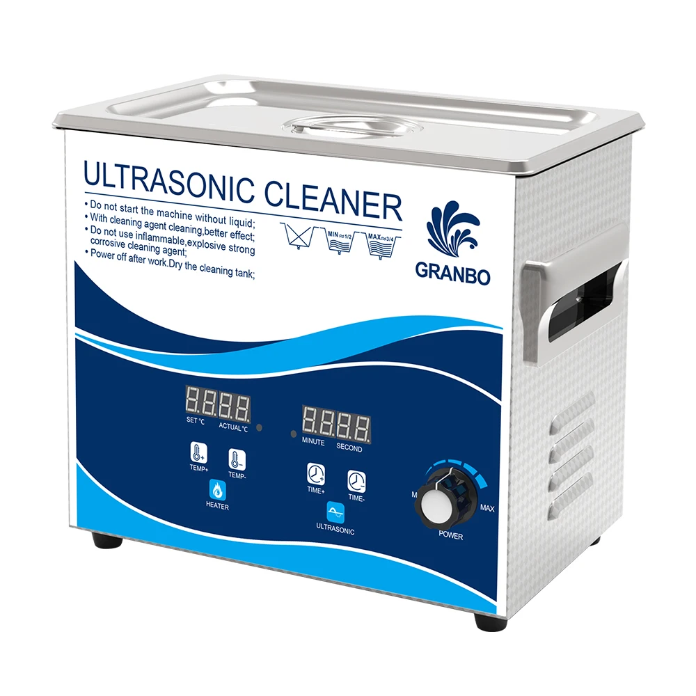 Glasses Aluminum Block Ultrasonic Chener with Heater/digital Timer Degreaser and Derusting Cleaning Equipment