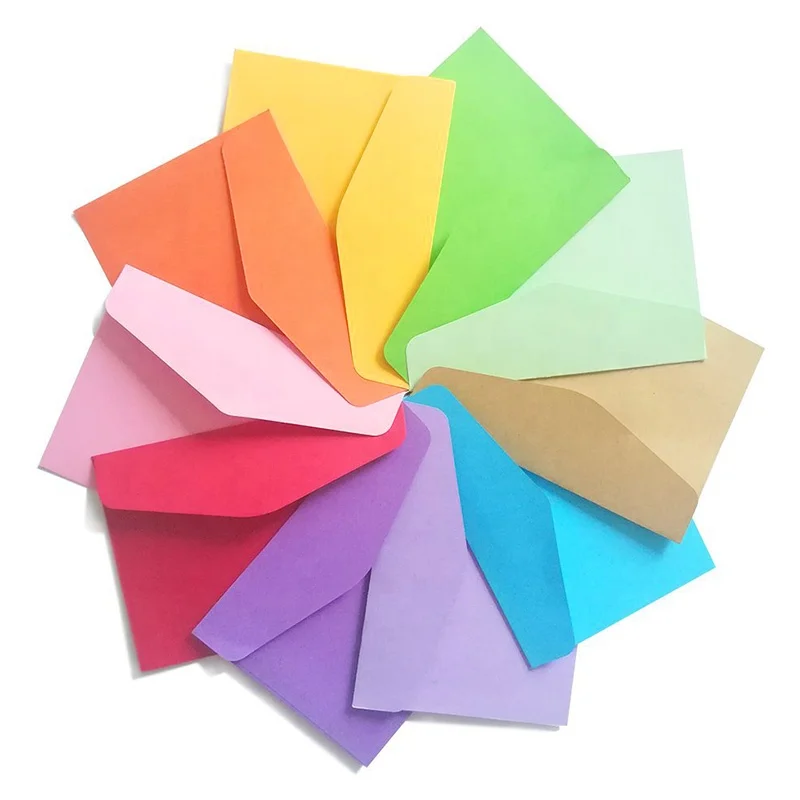 Exquisite bronzing logo pearlescent paper envelope packaging western-style wedding invitation greeting card envelope