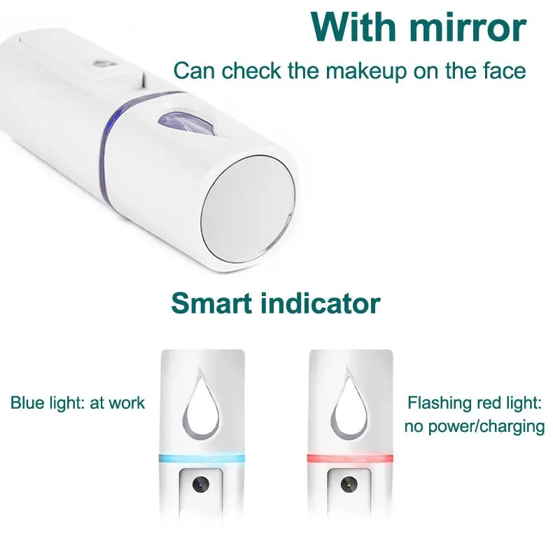 Hot sale beauty care portable Nano steamer hand facial mist sprayer beauty