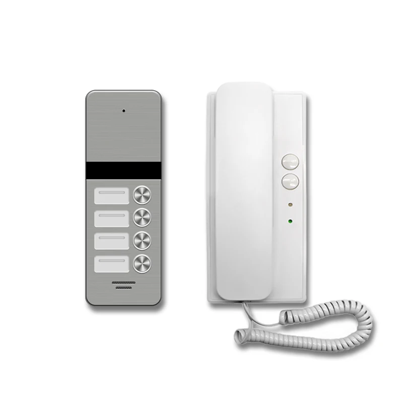 joytimer factory 2 wire audio door phone tube intercom doorbell handset for 3 cando apartments