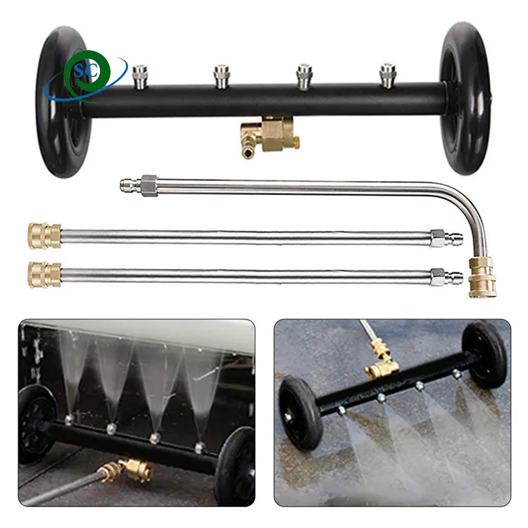 4000psi High Pressure Car Wash Water Broom portable Undercarriage Cleaner car washing surface cleaning tool
