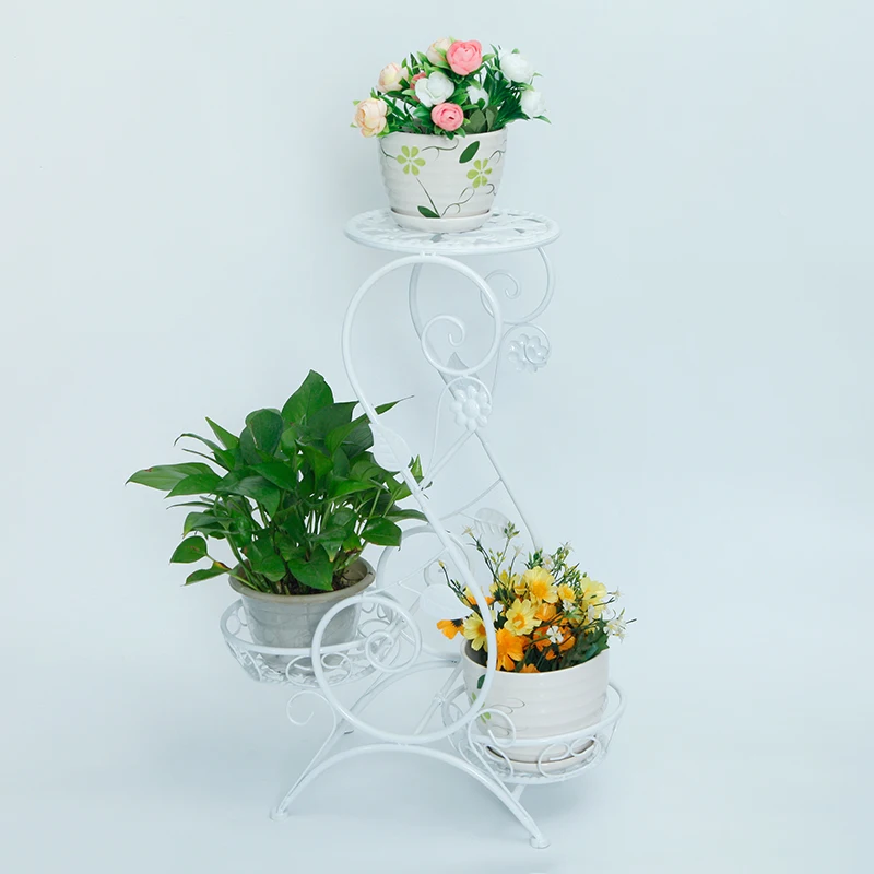
European style wrought iron metal flower pot stand, wedding decoration stand 