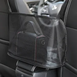 Hot sale PU leather between seat car organizer storage bags car pocket handbag holder