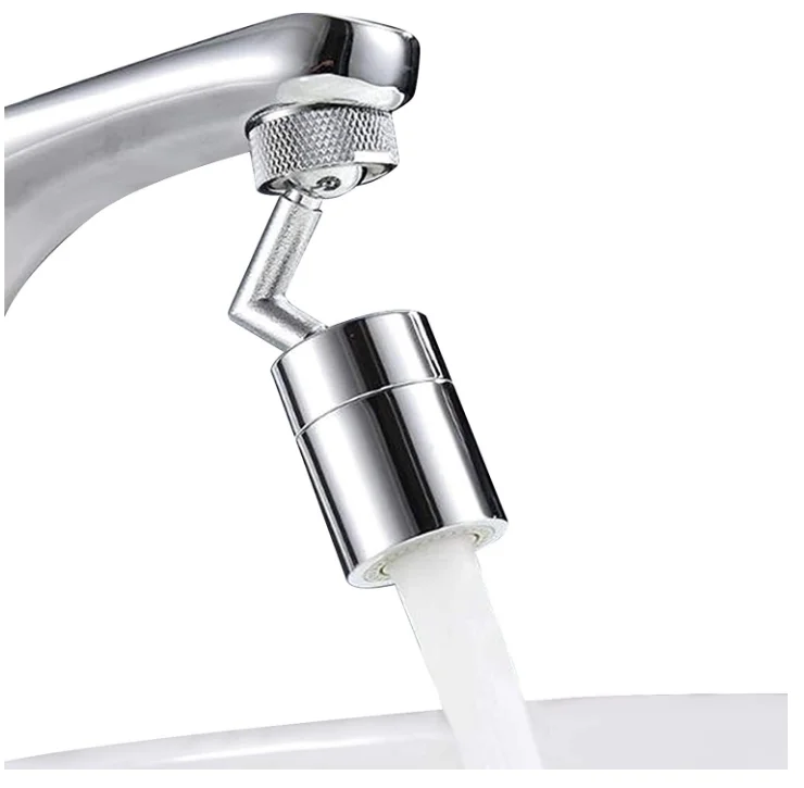 
Faucet Water Filters Nozzle 720 rotatable Water Universal Splash Filter Faucet Anti-Splash, Four-Layer Mesh Filter 
