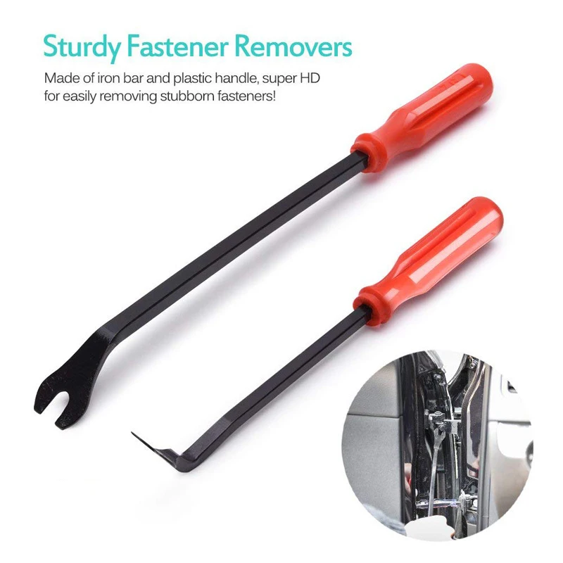 13PC Auto Audio Dash Door Panel Remover Tool Kit Car Plastic Trim Removal Tool Car Door Panel Remover Pry Tool Kit Set