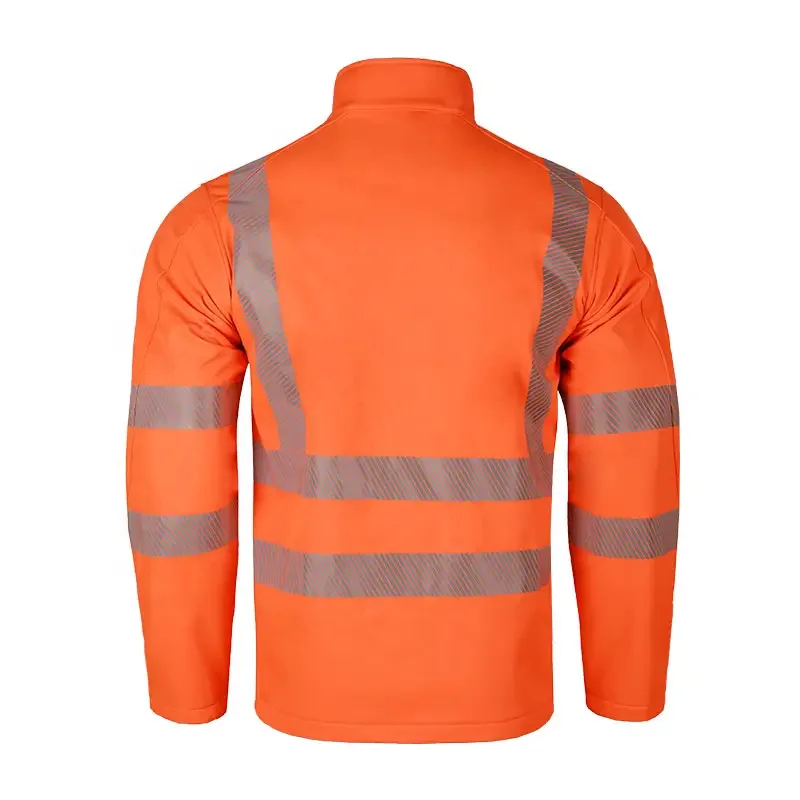 Factory Supply OEM Certified Hi Vis Breathable Wind And Waterproof Stretch Softshell Jacket