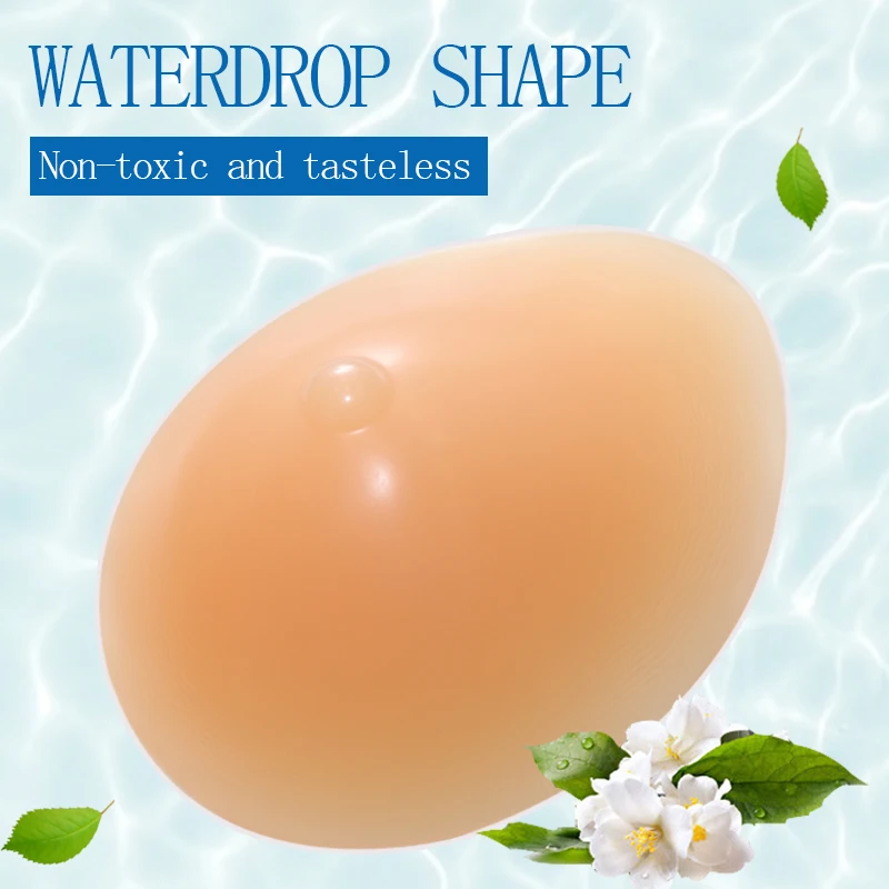 Hot Selling Silicone Breast Forms Soft and Beautiful Women Artificial Boobs 120g/pc Small Flat Chest Favorite