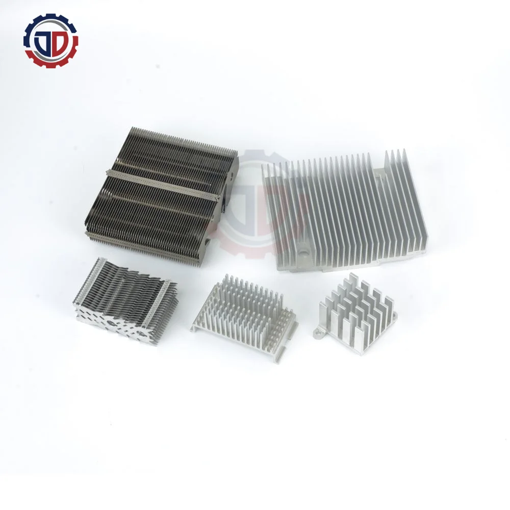 Custom aluminum heatsink stamping CNC machining toothed LED aluminum radiator