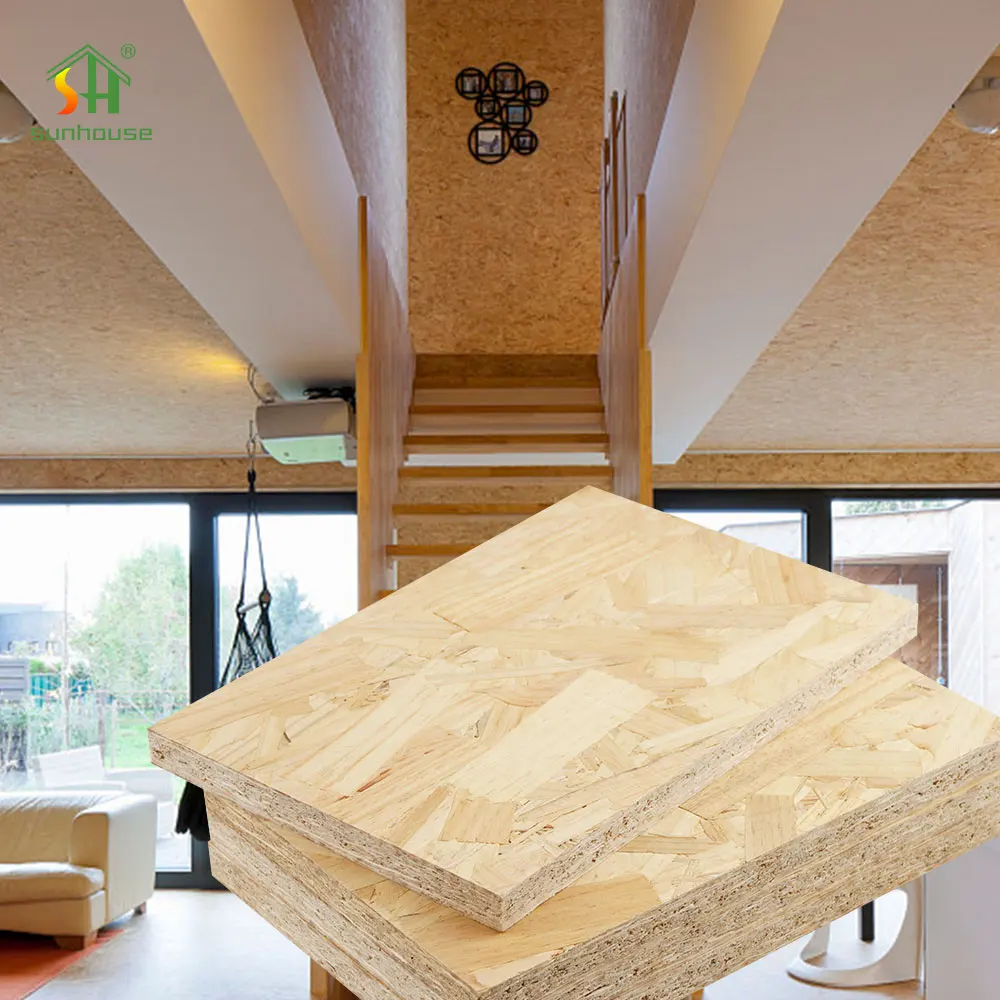 15Mm 18Mm High Quality Interior Wall Osb Board Laminated Chipboard 1200X2400Mm