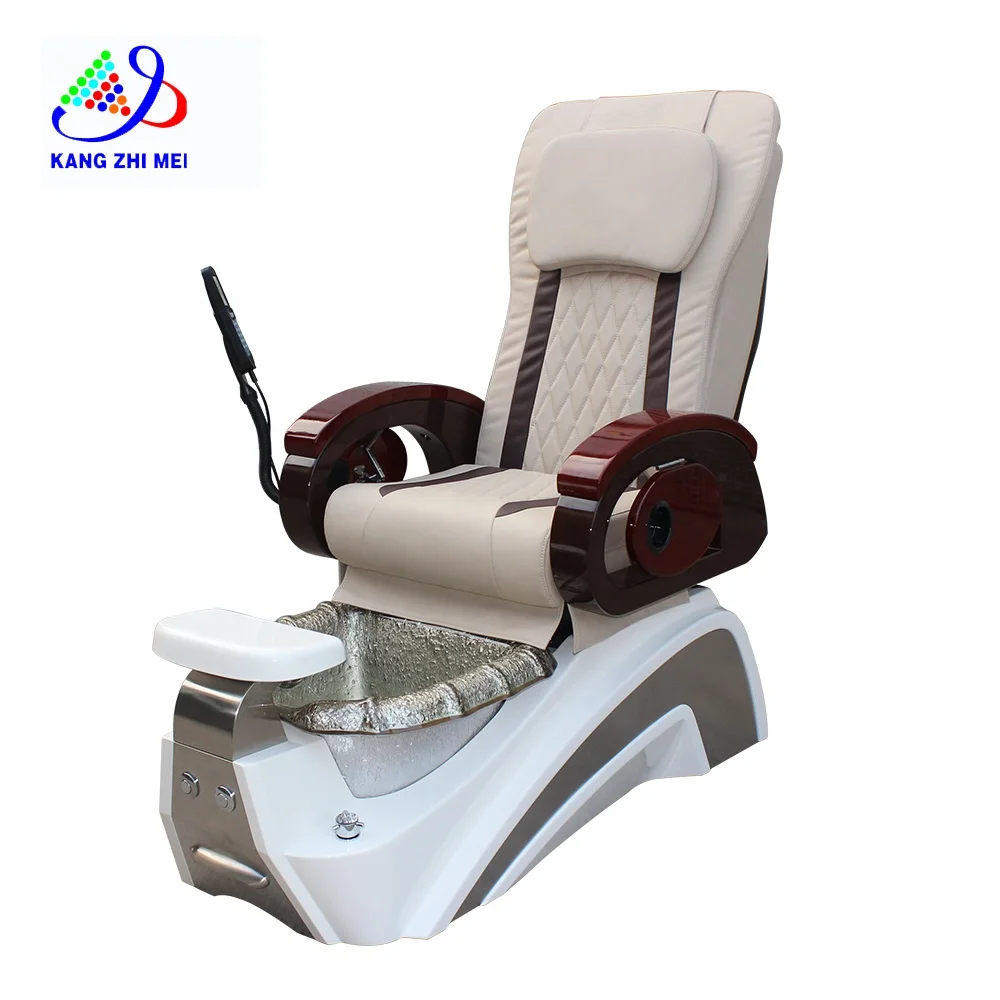 New Luxury Modern Beauty Nail Salon Furniture Electric Pipeless Whirlpool Human Touch Massage Foot Spa Pedicure Chair