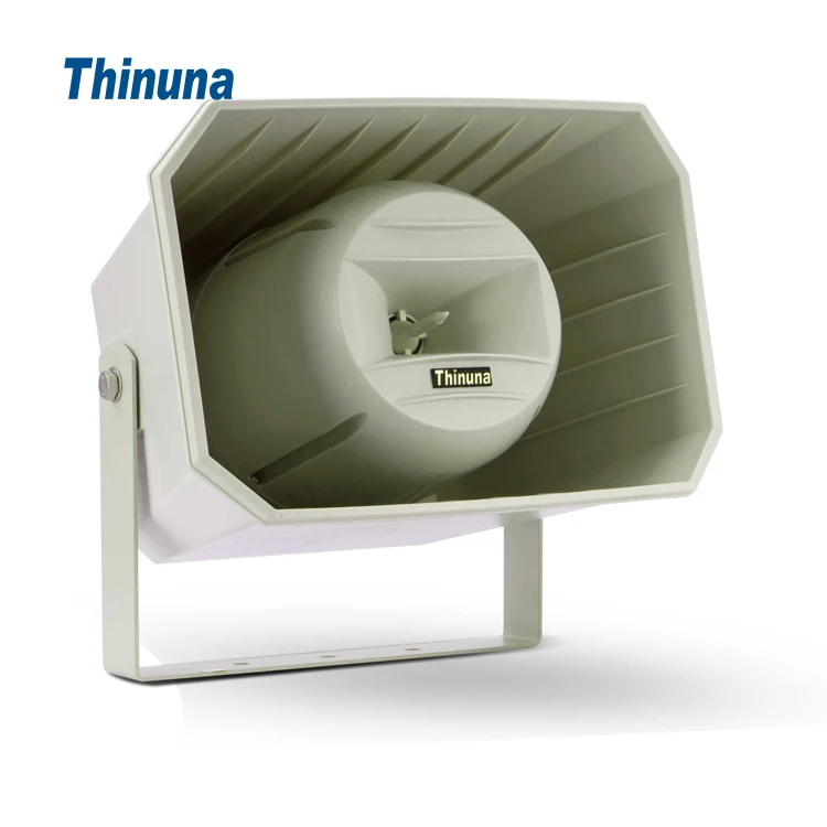 Thinuna MHS-50S 100V/70V PA Speaker Outdoor Waterproof Voice Alarm Horn Loudspeaker 100 Watts IP66 Horn Speakers