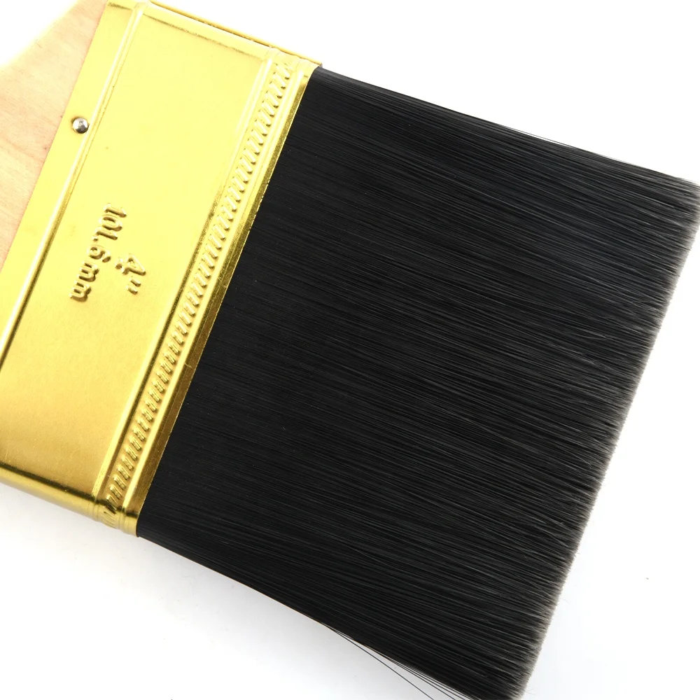 Beautiful wooden handle  with Tapered filament   OEM Paint brush