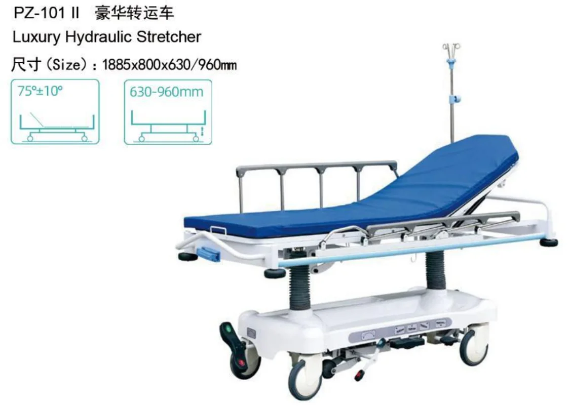 FY-101 Luxury Flat Car Lift Competitive Price ABS Homecare Furniture ICU Nursing Hospital Bed for Patients for Hospitals Clinics