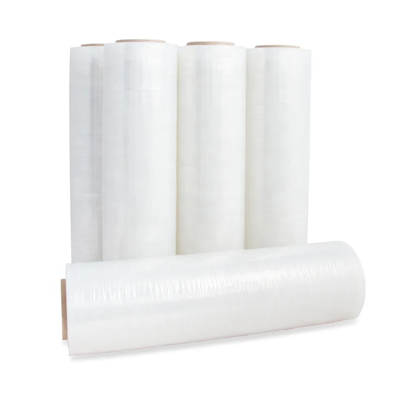 500mm width 450m long 5kg big roll Hand Use Stretch Film Pallet Wrap film for Furniture protection
