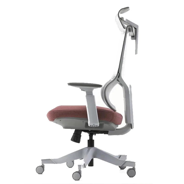 Удобное эргономичное офисное кресло с сетчатым вертлюгом идеального дизайна