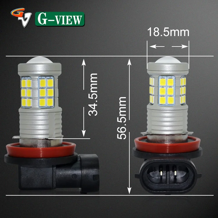 G-View автомобильные аксессуары h11 светодиодные противотуманные фары canbus без ошибок H8 h9 H11 Противотуманные DRL дневные ходовые огни лампа 12 В
