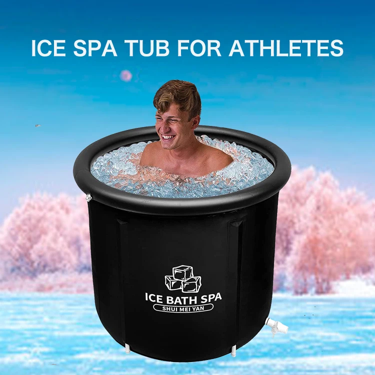 Inflatable Commercial Acrylic Combined Sauna Ice Baths Pool Cold Plunge Tub Large Chiller Water Cooling