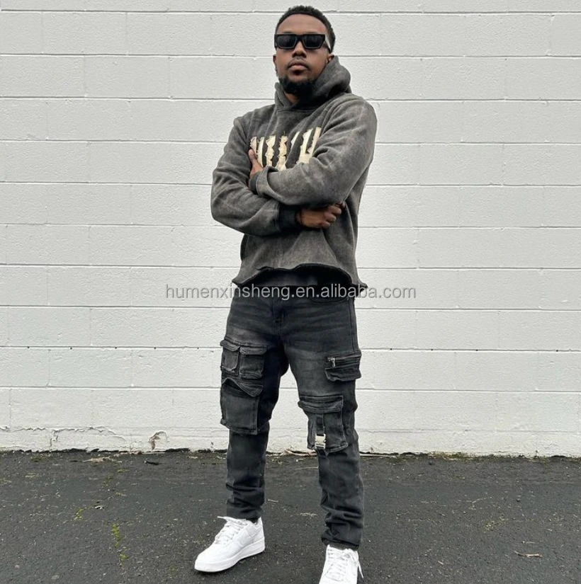 Manufacturer for customs clothes embroidered acid wash distressed applique embroidery patch hoodies sun faded hoodie