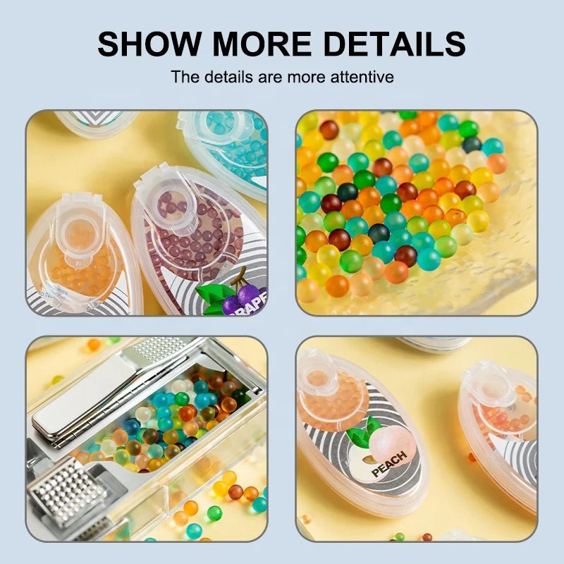 Smokers Favorite Cigarette Click Pops beads Factory Wholesale Menthol Fresh Mouth Cigarette Crush Ball
