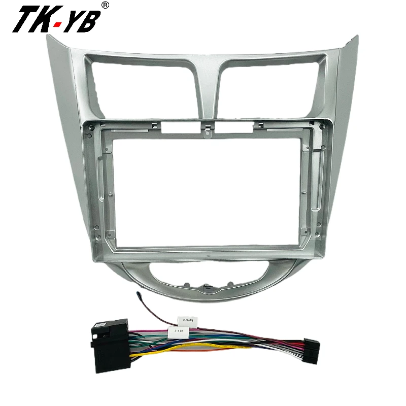 Double Din car radio fascia navigation frame For HYUDAI/ACCENT 2011-2016