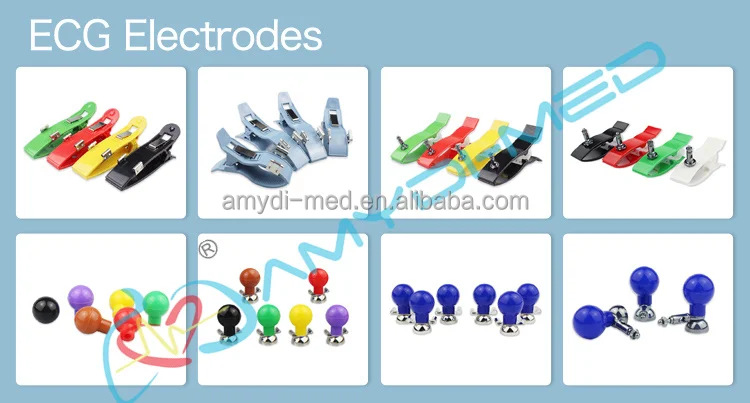 Ball Tube ECG Electrode Pressure Pad Clamp Snap Self-adhesive Neonatal Adult Disposable Ecg Electrodes For Surgery