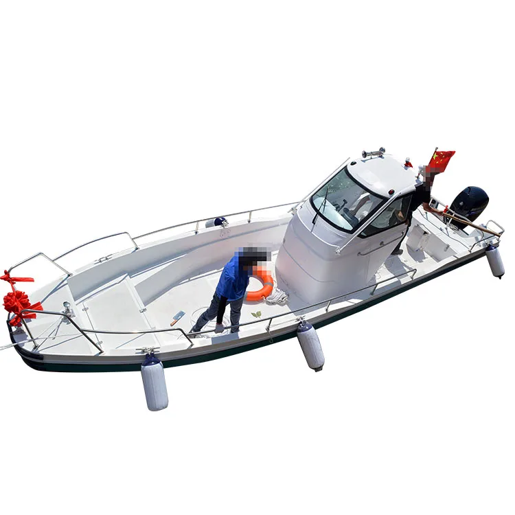 
Cheap Price 800x220x180cm Long Fiberglass Material Fishing Work Boat 
