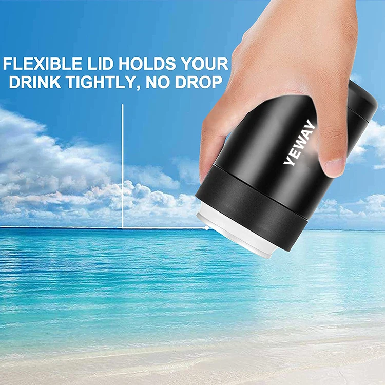 Yeway 12 oz Double Wall Can Cooler Blank Sublimation Can Cooler Insulated Vacuum Metal Stainless Steel Beer Silm Can Cooler