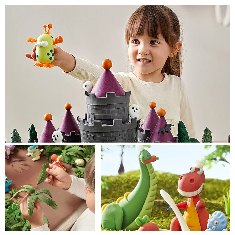 Clay Crafts Polymer Air Dry Modelling Cutters Tools Cup Soft Super Light Clay