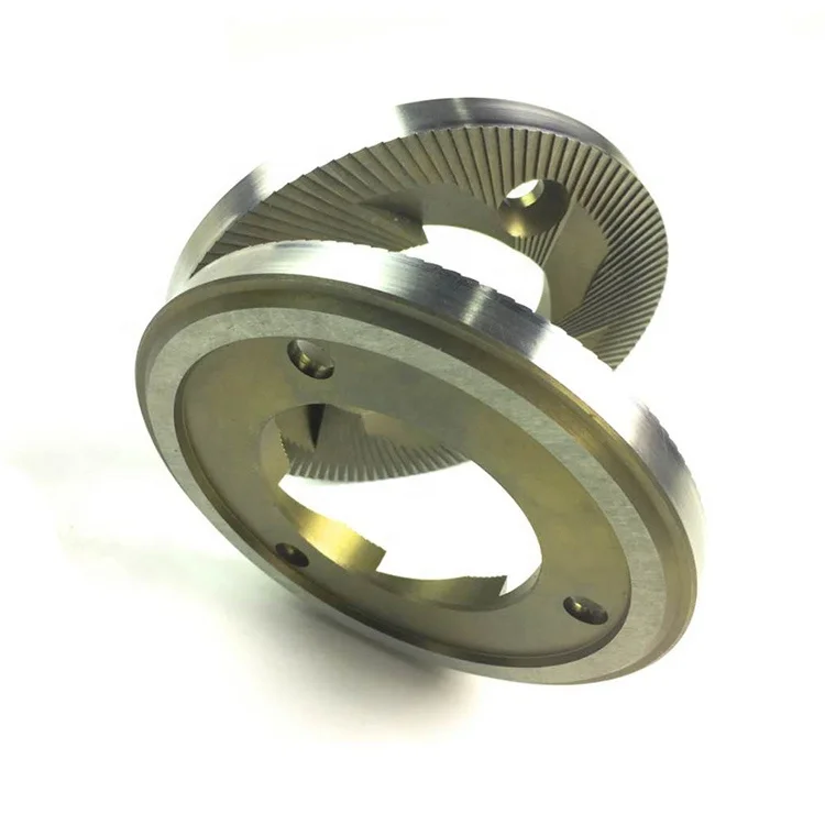 CNC Machined Titanium Parts Customized 40mm Flat Titanium Burr Coffee Machine Parts Supplier Precision Manufacturing