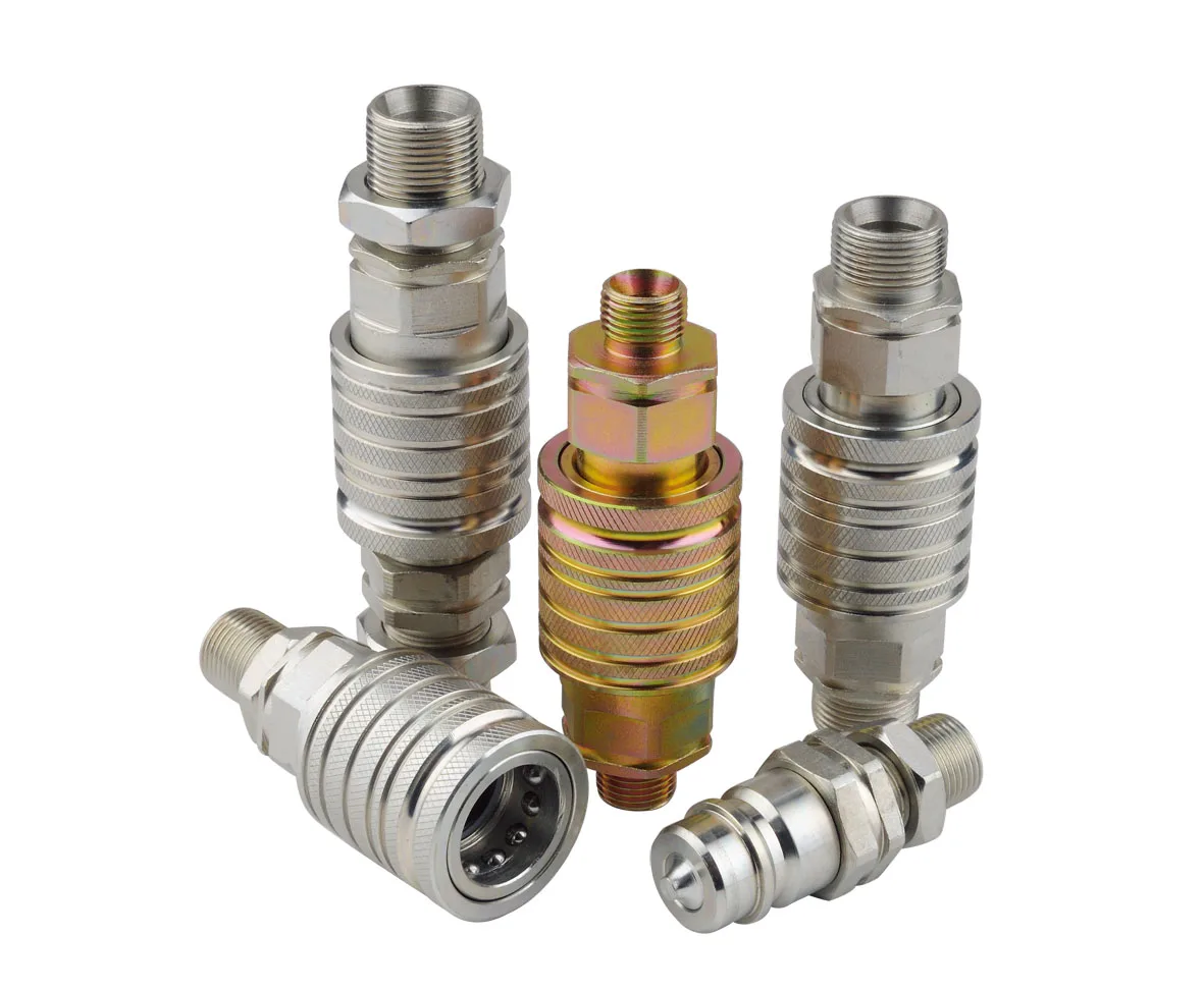 
push and pull type hydraulic quick coupler 