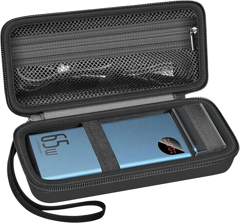 Hard Travel Case for Baseus Power Bank 65W 20000mAh 30000mAh for Anker Portable Charger 325 and Laptop Charging USB Battery