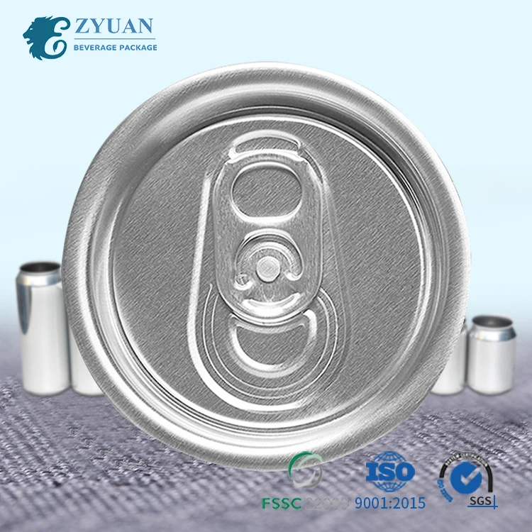 SOT CDL B64 202 200 Can Ends Wholesale Customized Easy Open Aluminum Can Lid Soft Drink Can Lids