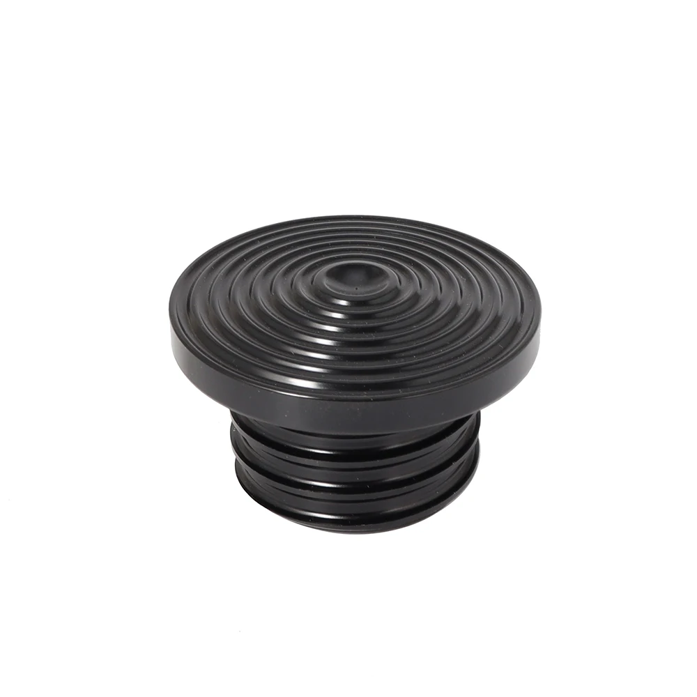 Motorcycle Fuel Gas Tank Vented Aluminum Black Decorative Oil Cap For Harley Sportster XL 883 1200 Dyna Touring Street Gilde