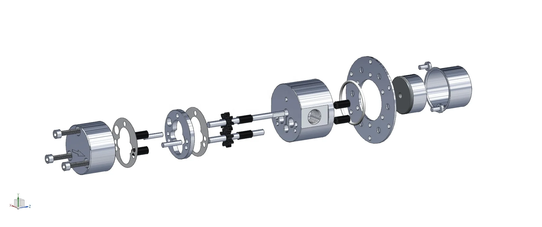 70 W DC build in brushless Micro Anticorrosion Abrasion resistance Gear Pump I0.60T70W