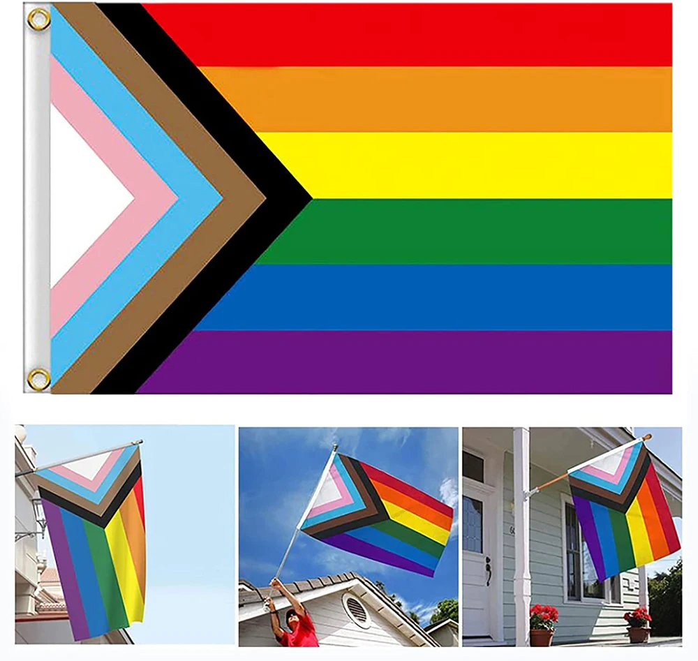 90x150cm polyester rainbow gay flag of wholesale gay pride