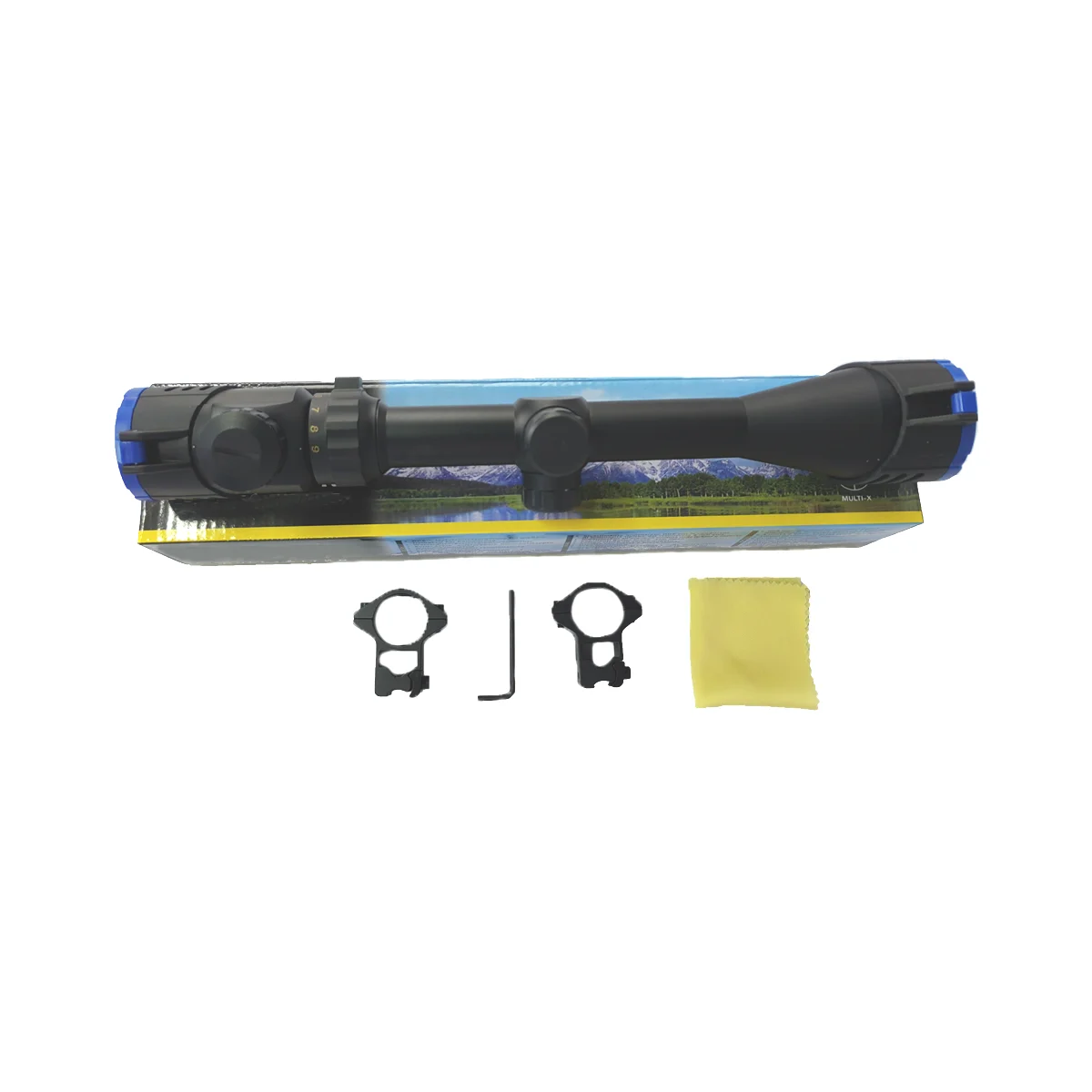 Factory Tactical Scope Hunting 3-9X40 FFP Red and Blue Illumination Long Range Optical Scope Aluminum Material 5mw Maximum Scope