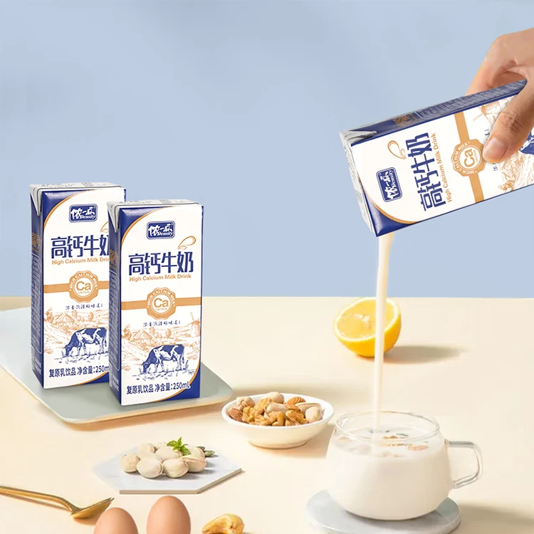 LISHI Good Nutrition Tasty Healthy Calcium Protein OEM ODM Children Adults 250ML*72 Per Carton Milk Drinks