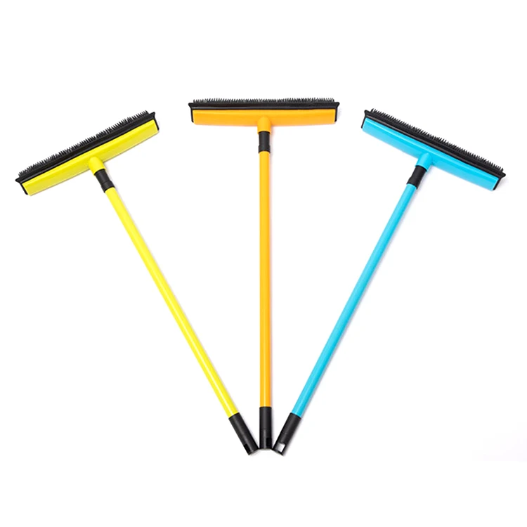 High Quality Pets Dog Hair Remover Tool Dust Cleaning Portable Magic Cleanhome Rubber Broom Sets Floor Brush For Carpet
