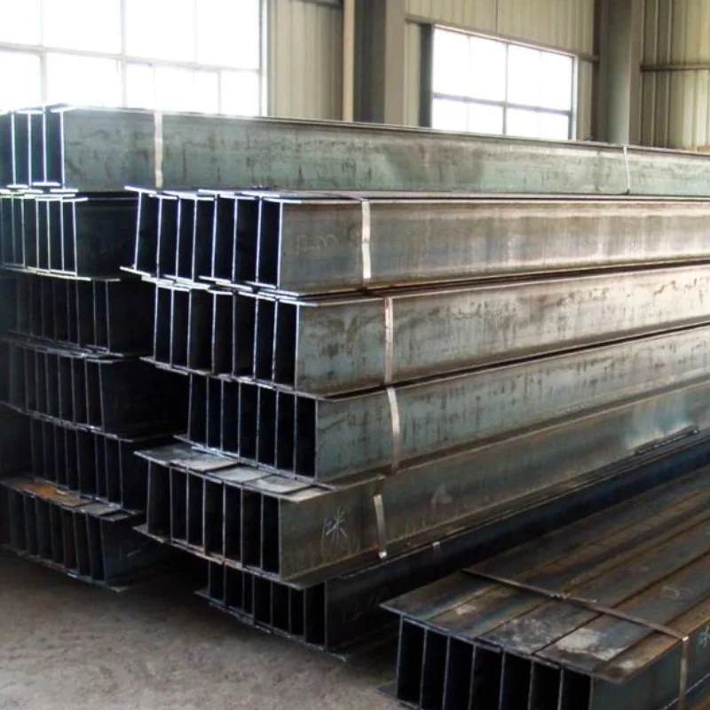 Hot Rolled H Beams JIS/ASTM Standard Carbon Steel Q235/Q345 Grades for Construction Welding Cutting Bending