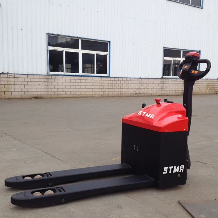 STMA electric portable pallet lift 1500kg capacity mini pallet jack with 1150mm and 685mm fork length