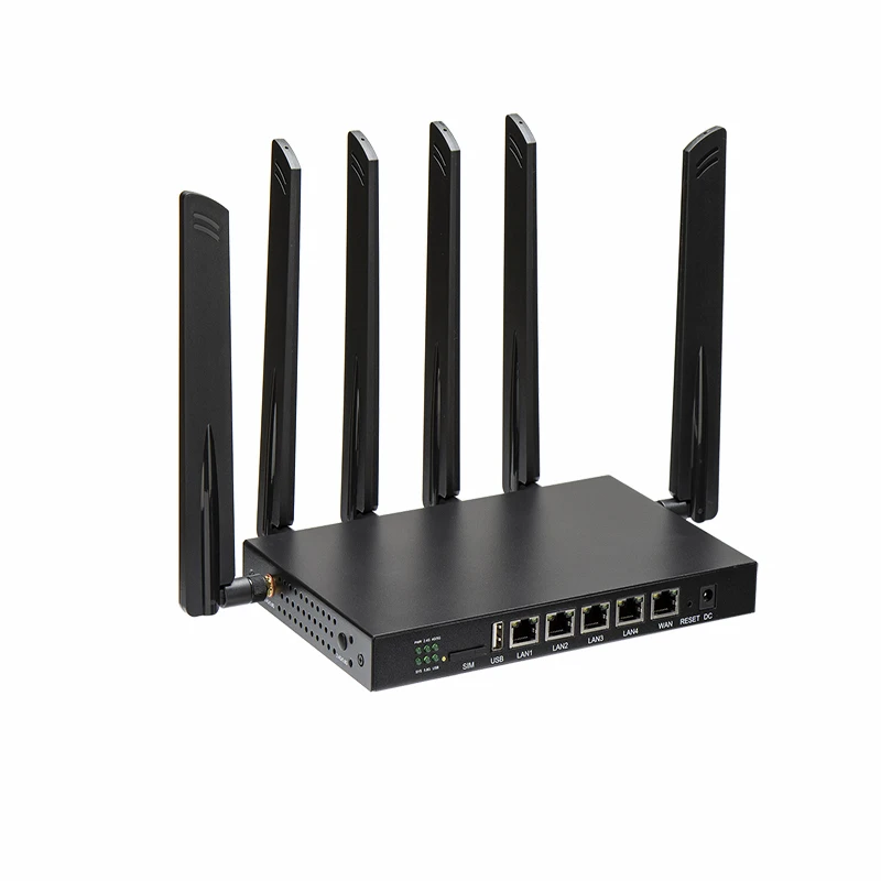 HUASIFEI gigabit dual band 5g openwrt router support RM520N-GL modem 1200Mbps 5g mobile router