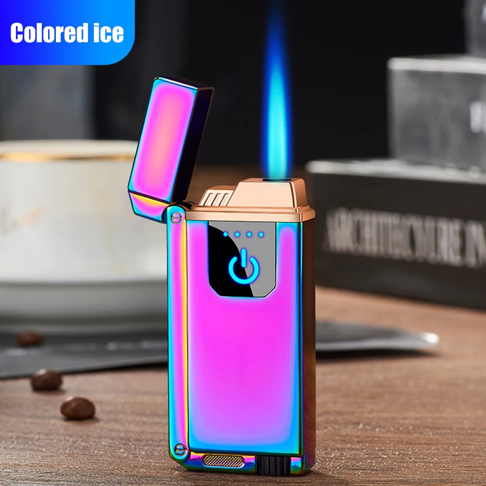 Хорошее качество ebay Популярные зажигалки бесплатный образец fiit tobaccowith USB портсигар с зажигалкой