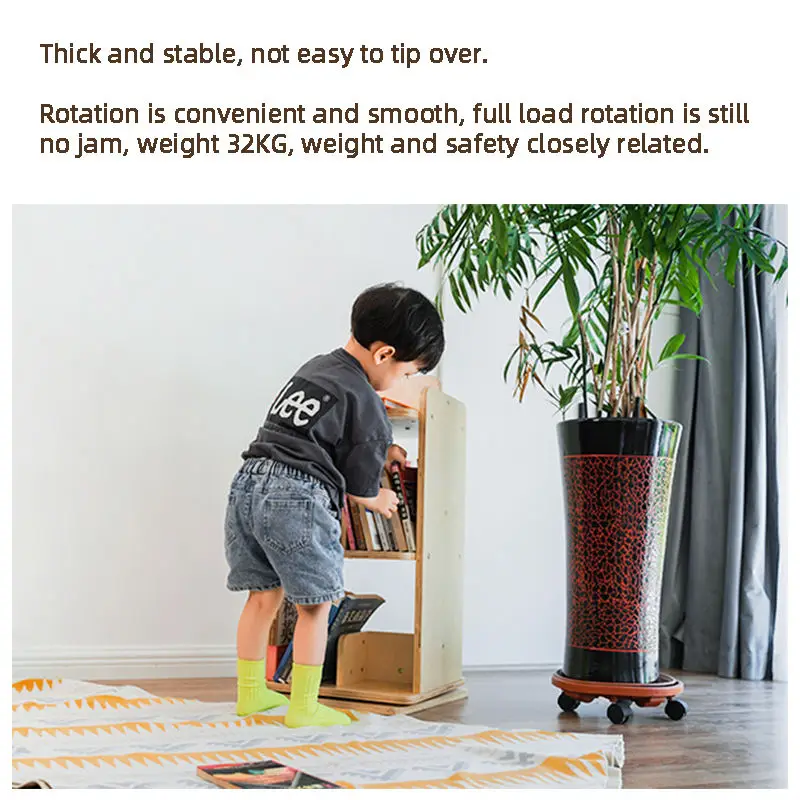 TOP Revolving Solid Wood Bookcase wooden Rotating Bookshelf Baby School Furniture Children Furniture Sets Book Rack For Kids