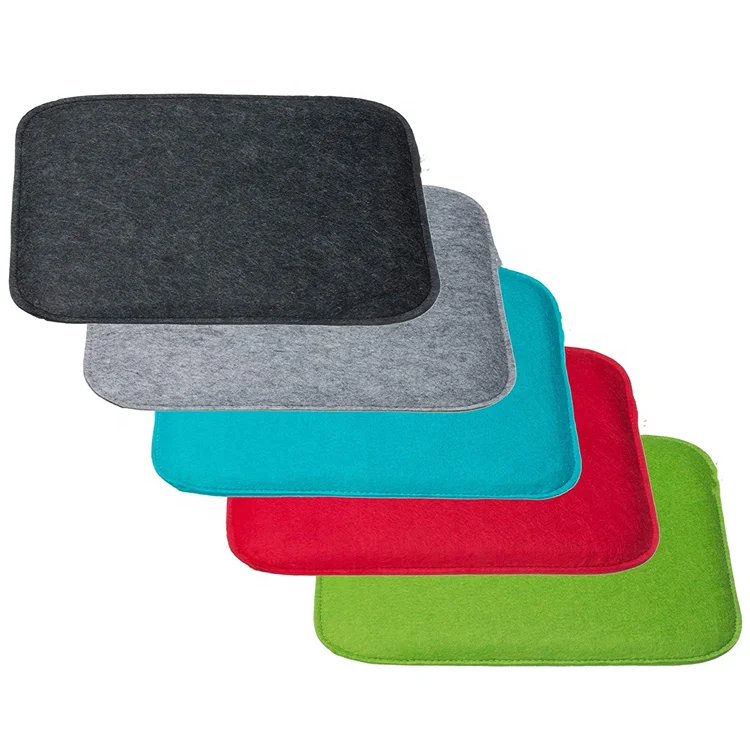 Cheap high quality felt seat pad cover felt chair cushion