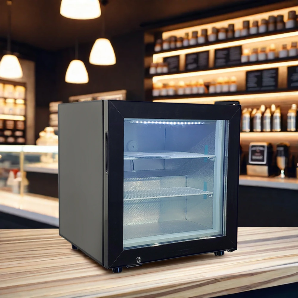 Meisda SD55 55L ice cream store use popsicles small display mini bar freezer for sale