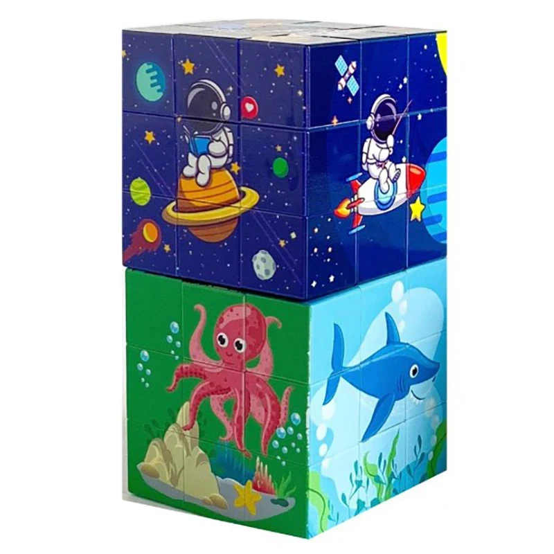 UV printing Customization Magic Cube toy for kids 5.6 cm Promotional Magic Cube