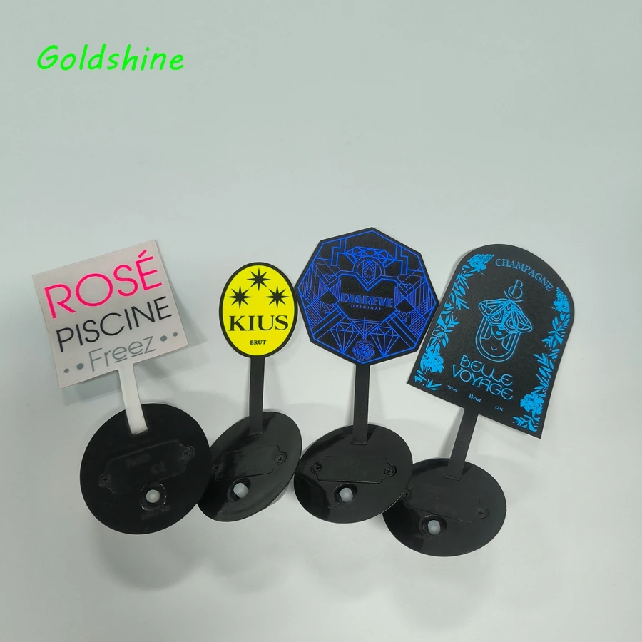 Lounge Party Wedding Supplie El Label For Wine Bottle Sticker Customized Glow In The Dark