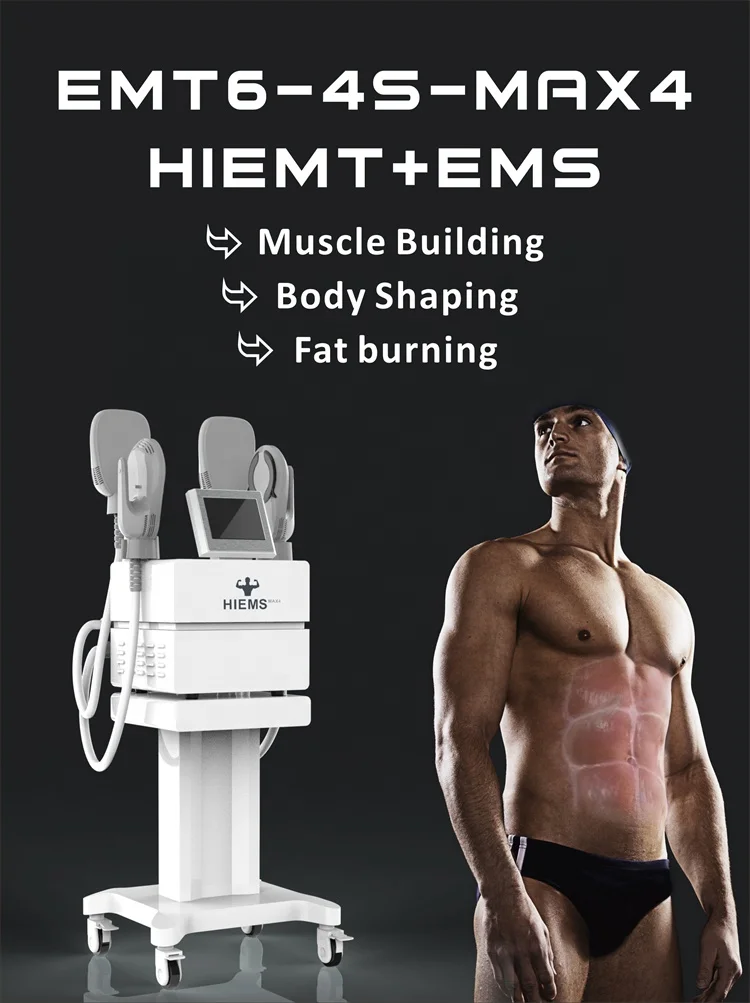 hiemt pro 4 handles max ems body sculpting electrostimulation HI-EMT muscle training ems sculpting machine